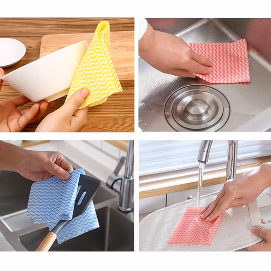 Disposable Rag Cleaning Wipe The Kitchen Rag
